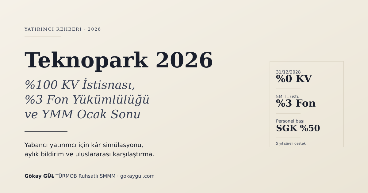 Turkey Technopark 2026: 100% Corporate Tax Exemption and Hidden Compliance Costs